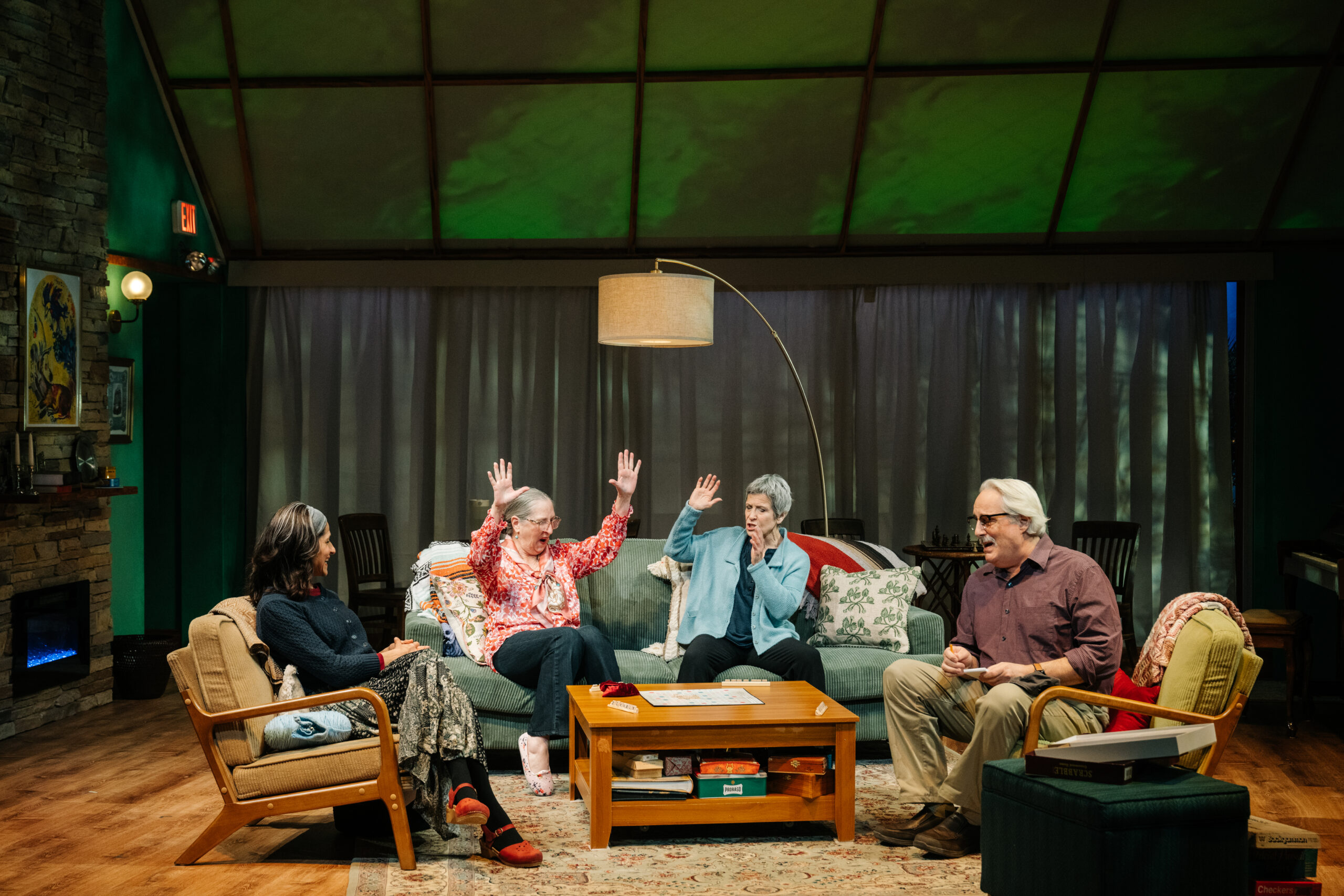 Claudia J. Arenas, Brigid Cleary, Naomi Jacobson, Michael Russotto | PHOTO CREDIT: Cameron Whitman
